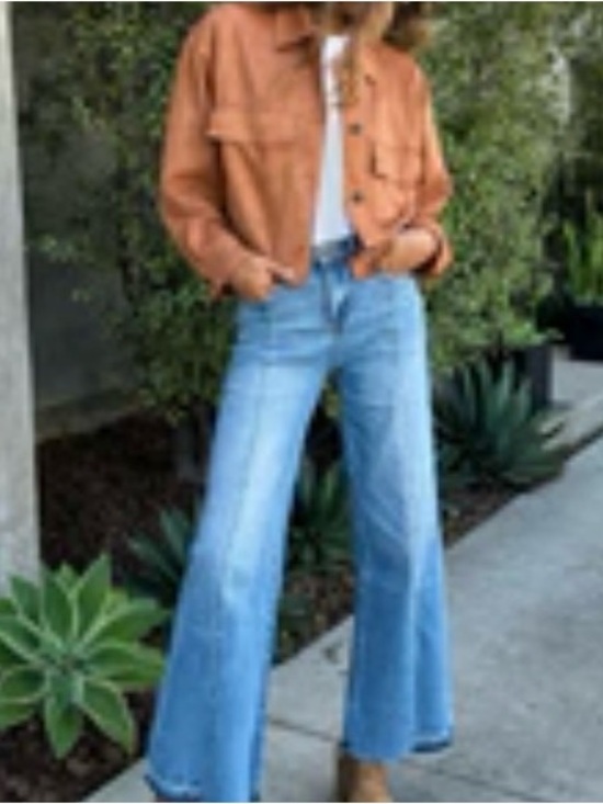 Stitch And Feather Jackets & Blazers - Stitch and Feather Suede Brown Jacket
Size Large